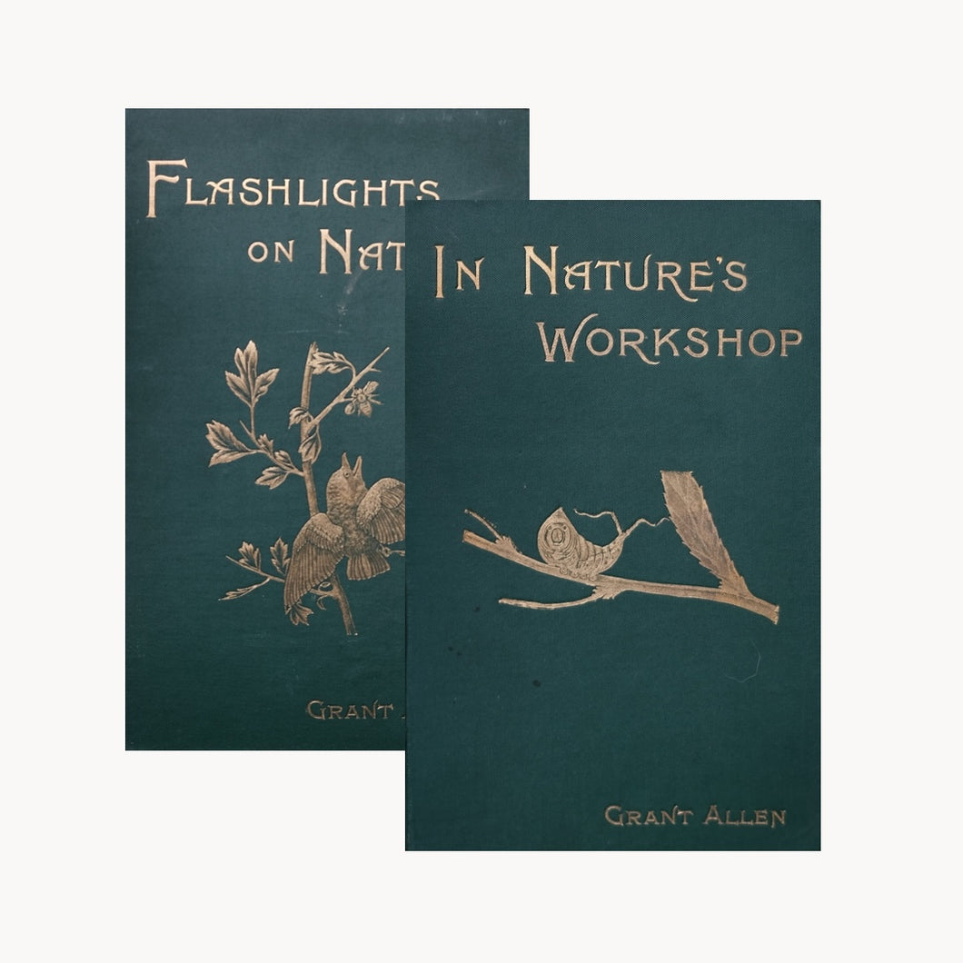 Set of 2 Vintage Nature Books