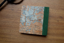 Vintage Map Square Notebook