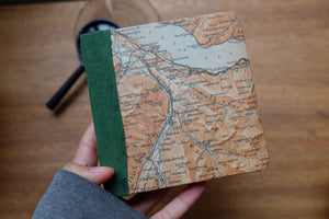 Vintage Map Square Notebook