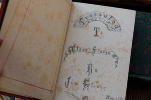 Vintage Decorative Poetry Book