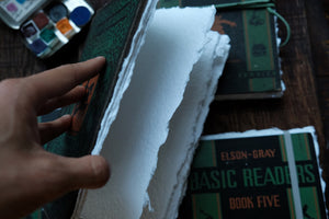 Handmade Paper Watercolor Book-cover-Sketchbook