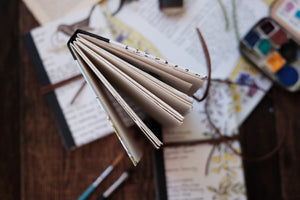 Pocket Floral Watercolor Sketchbook (Made-to-order)