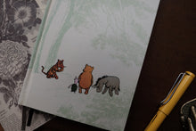 Winnie-the-Pooh book-cover-journal with dotted paper