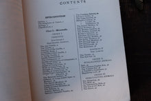 Table of contents page of a book with text on a white background