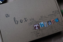 A box of things - for junk journaling/scrapbooking