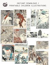 Digital Copies of 40+ Vintage Printable Illustrations