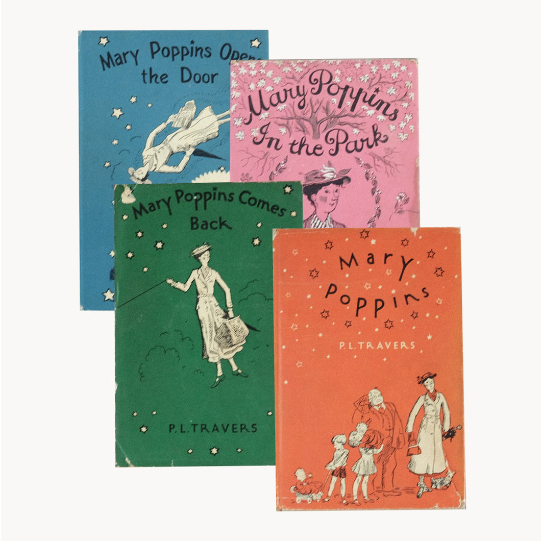 RARE Complete set of 4 - Mary Poppins by P.L. Travers